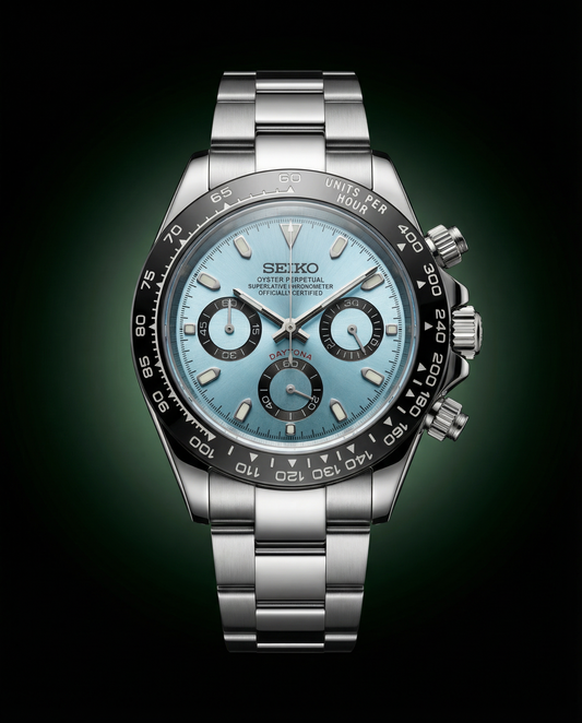 Seiko Blue Dial - Chronograph Watch